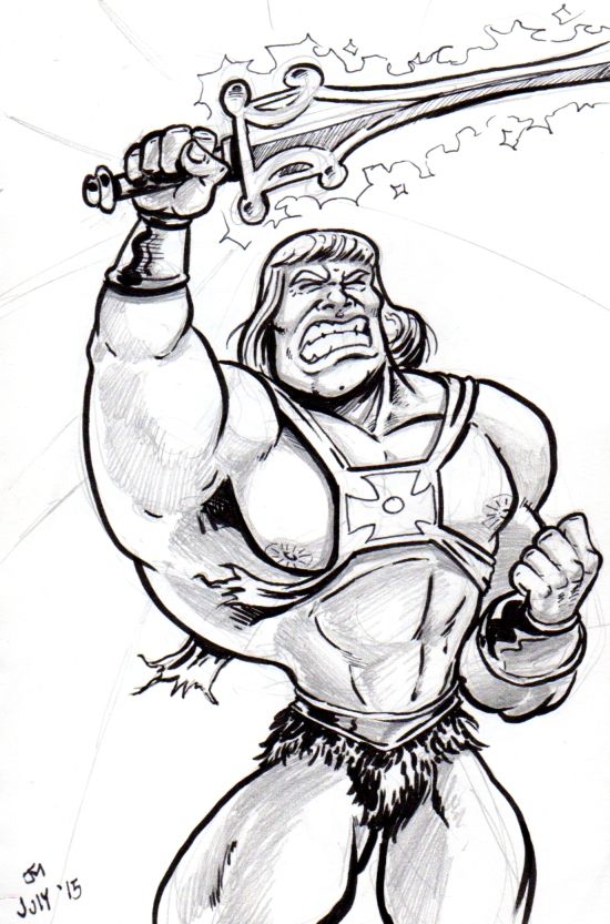 550x833 He Man Sketches - He Man Sketch