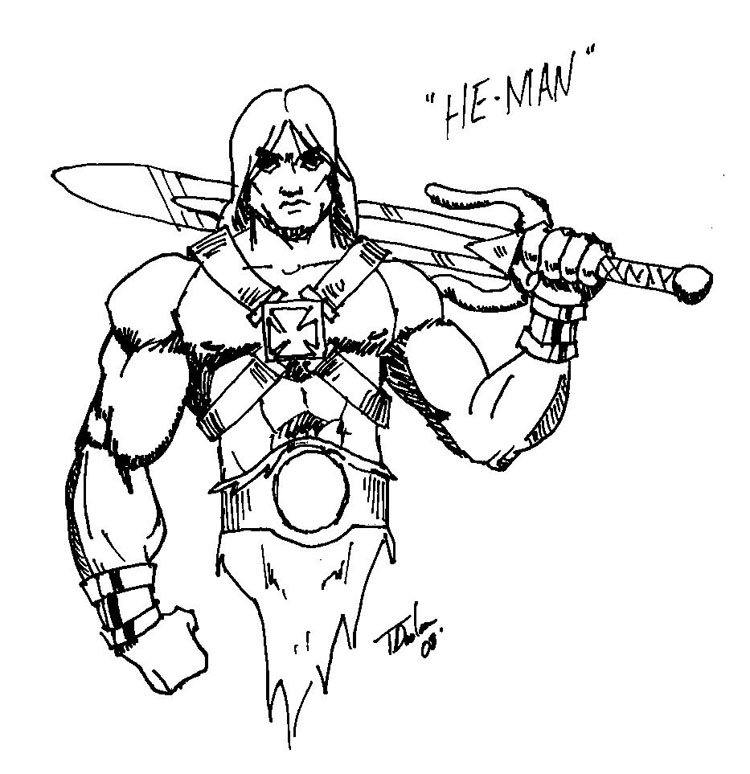 750x774 He Man Sketch By Gotetsu005 - He Man Sketch
