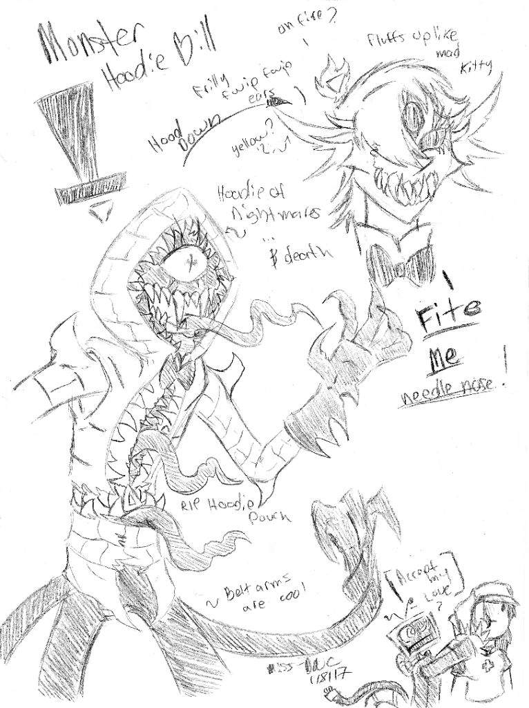766x1024 Monster Amp Object Head Sketches Gravity Falls Amino - Head Sketches