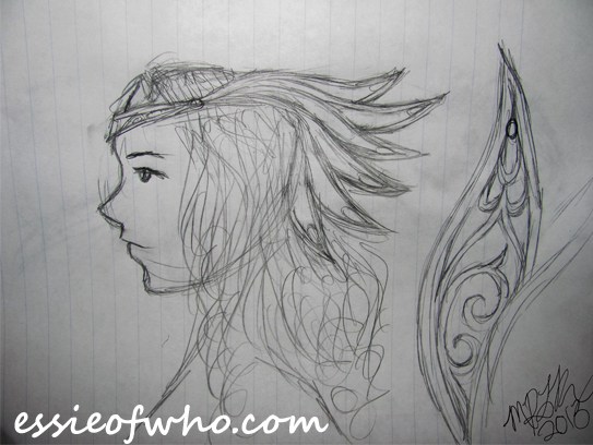 543x408 Thor Valkyrie Sketches Headdress Essie Of Who - Headdress Sketch