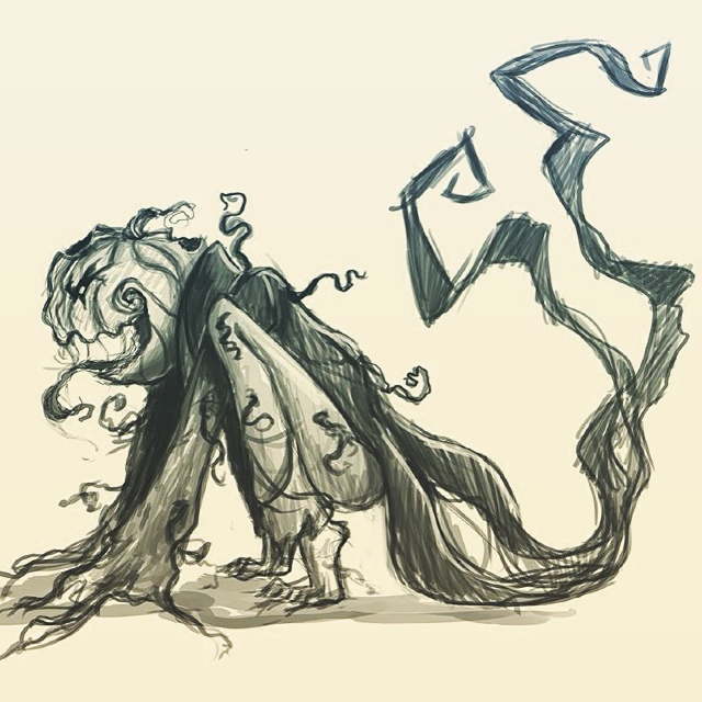 640x640 My Concept Of The Headless Horseman For A Video Game Two Friends - Headless Horseman Sketch