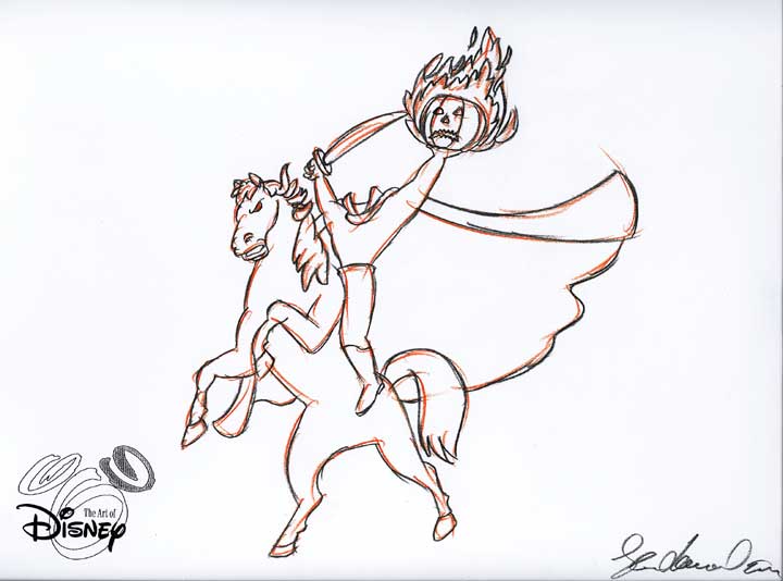 720x534 Neato Coolville Headless Horseman Sketch - Headless Horseman Sketch
