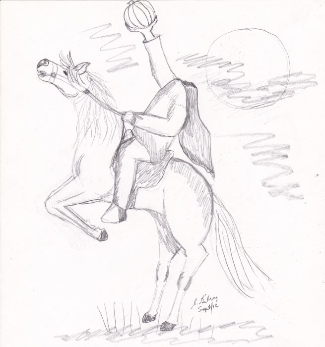 655x700 Sketch Fest! - Headless Horseman Sketch