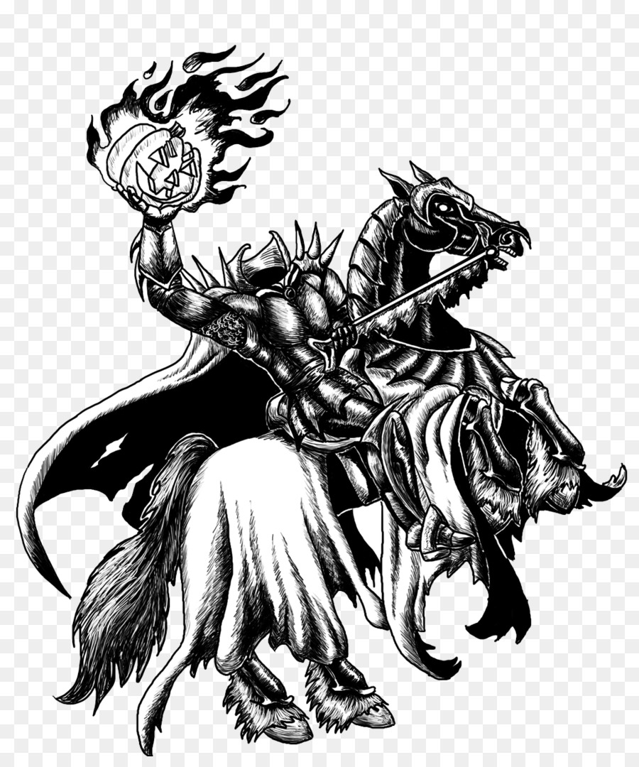 900x1080 The Legend Of Sleepy Hollow Ichabod Crane Headless Horseman Clip - Headless Horseman Sketch
