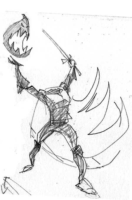 448x676 Fire Bad Horseman Sketches - Headless Horseman Sketch