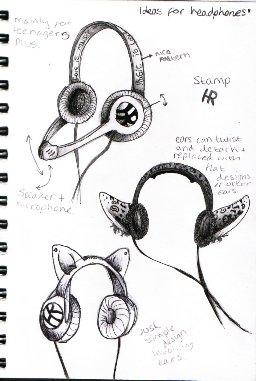 831x1233 Hayley Headphones Hurricanehayleyryan - Headphone Design Sketch