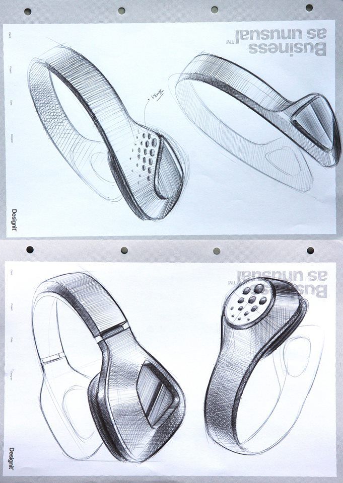 681x960 Headphones Industrial Design Sketches Oblivion - Headphone Design Sketch