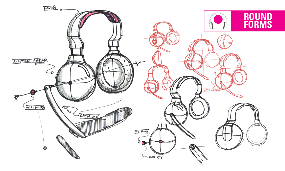 1000x600 Kin - Headphone Design Sketch