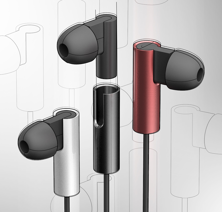 850x813 Auxiliary Earbuds Amp Headphone Concept Sketches - Headphone Design Sketch