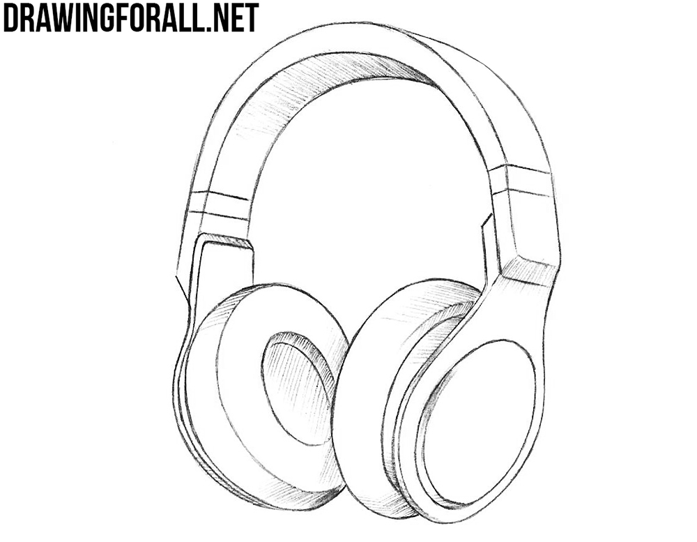 1000x777 Drawn Headphones Simple Free Collection Download And Share Drawn -...