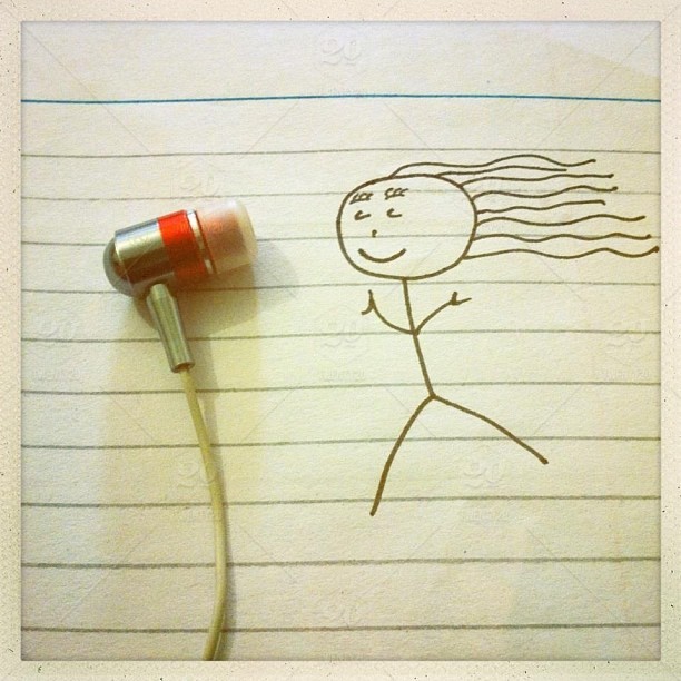 612x612 Hair Dry Headphones Pretty - Headphones Sketch