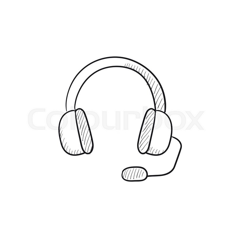 Headset Sketch at Explore collection of Headset Sketch