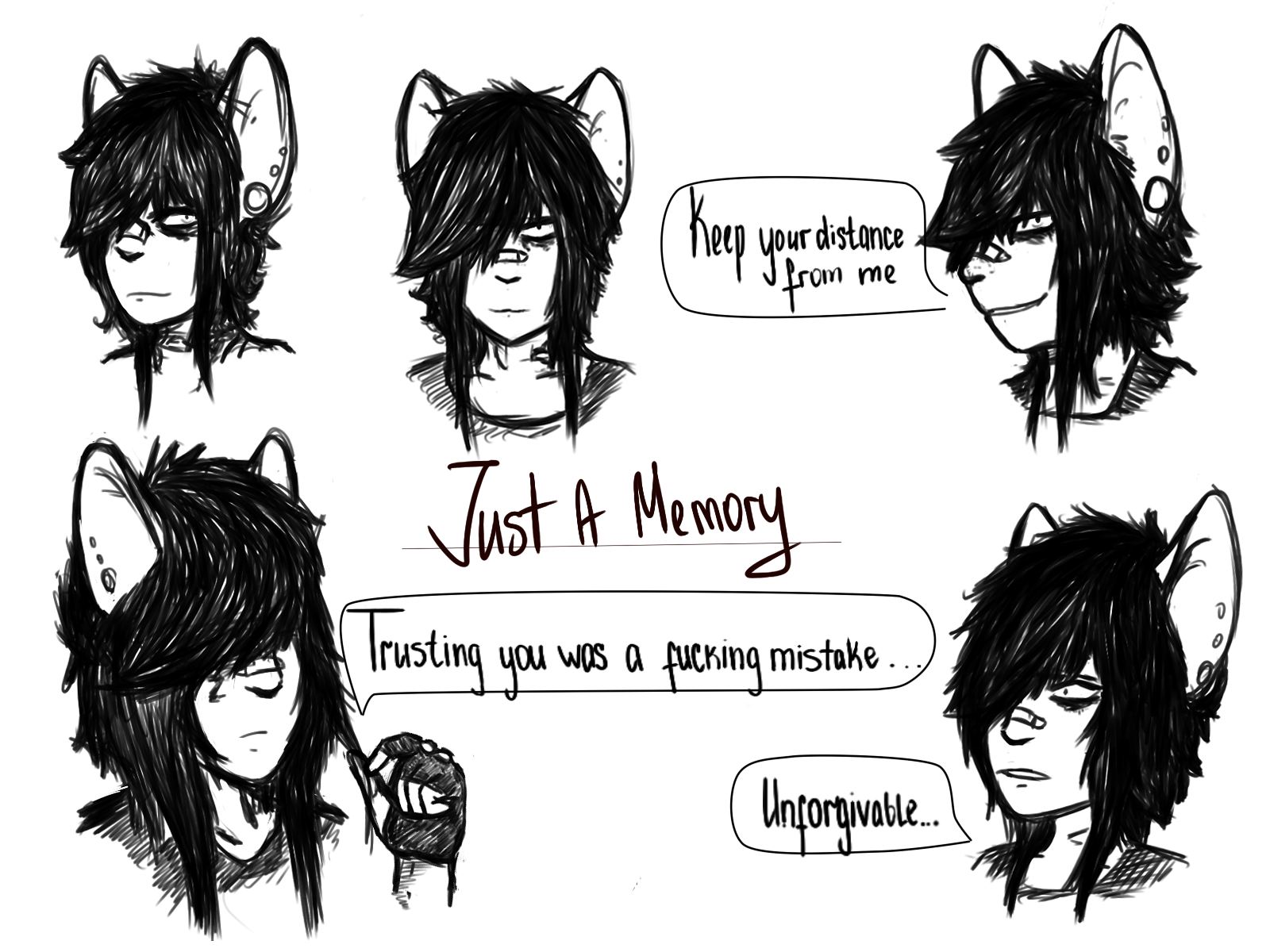 1600x1200 Headshot Sketch By H7speed On Newgrounds - Headshot Sketch