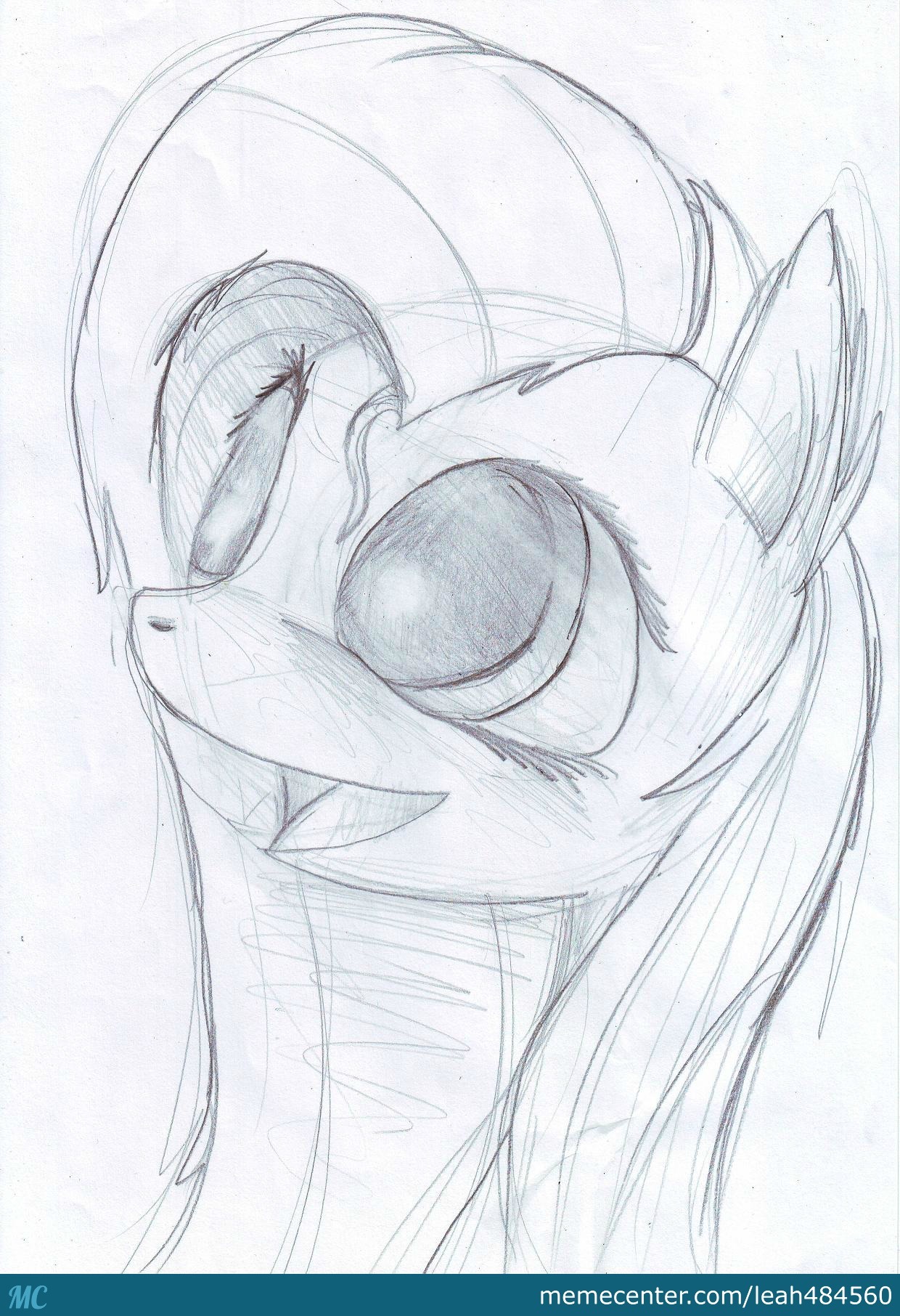 1240x1812 Pony Drawing16 - Headshot Sketch