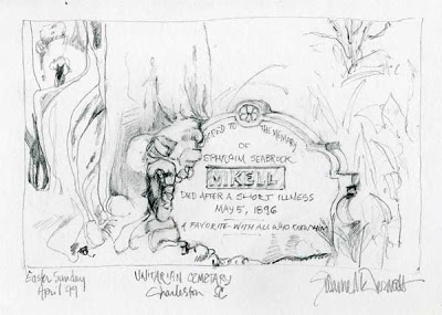 400x285 Studies And Sketches Tombstone Tree - Headstone Sketches