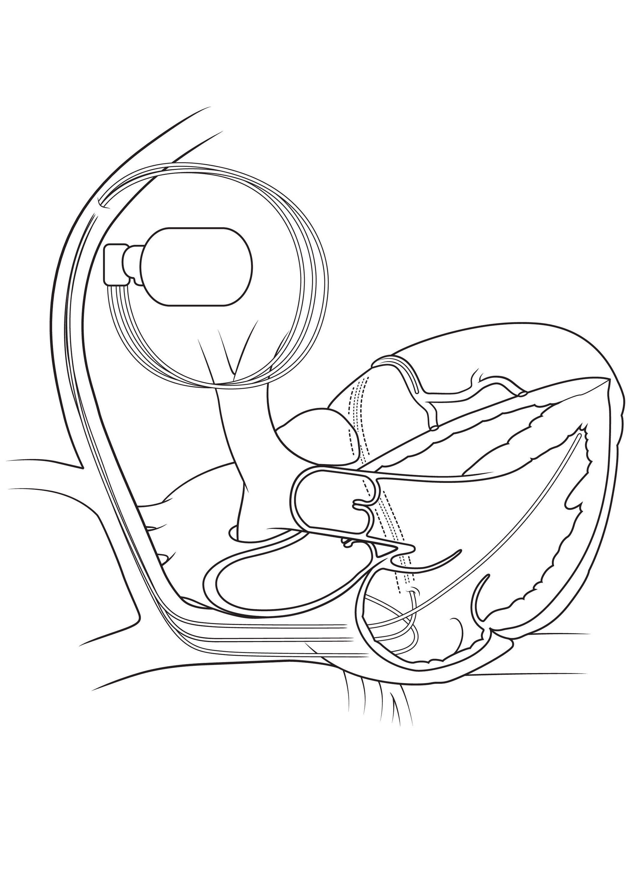 2100x2940 Heart And Pacemaker Anatomy Sketch - Heart Anatomy Sketch