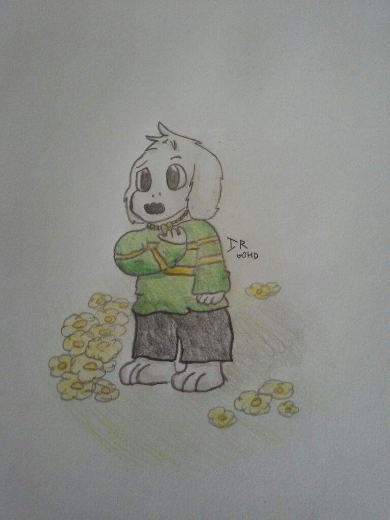 768x1024 Heart Locket~asriel Dreemurr Undertale Amino - Heart Locket Sketch