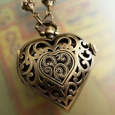 Heart Locket Sketch at PaintingValley.com | Explore collection of Heart ...