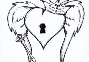 300x210 Simple Heart Sketch - Heart Sketch