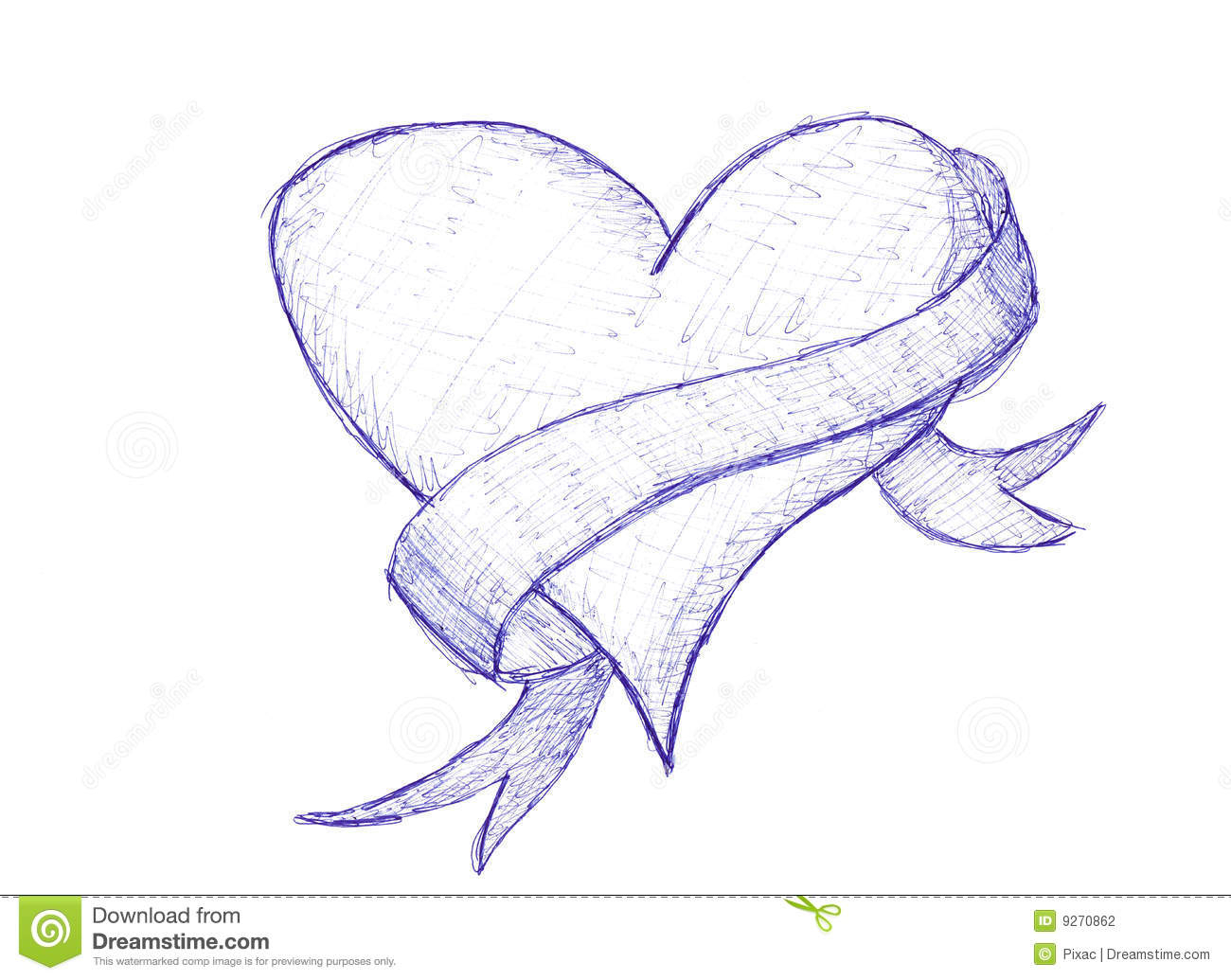 1300x1035 Love Sketches In Heart Sketch Of Love Heart Stock Illustration - Heart Sketch Images
