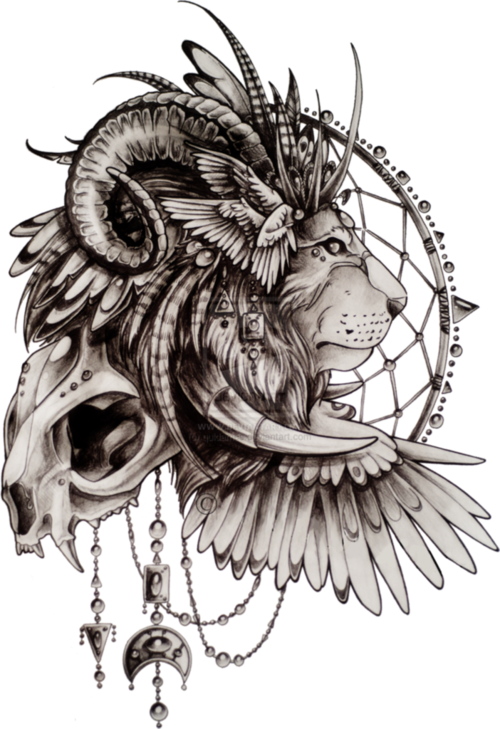 500x729 Lion Sketch Tattoo Shared By Ari S. On We Heart It - Heart Sketch Tattoo