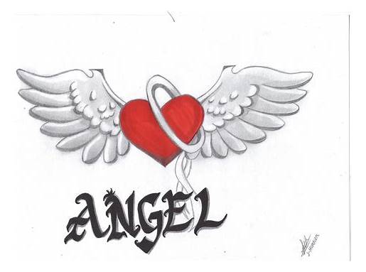 515x383 Hearts With Wings Tattoos Heart Tattoo 2018 - Heart With Wings Sketch