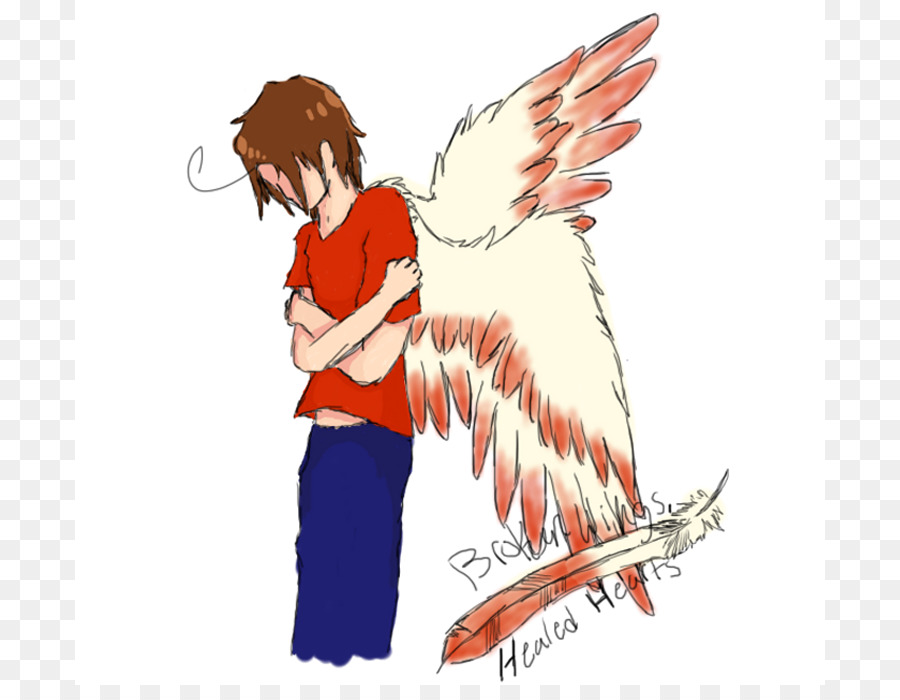 900x700 Broken Heart Drawing Clip Art - Heart With Wings Sketch