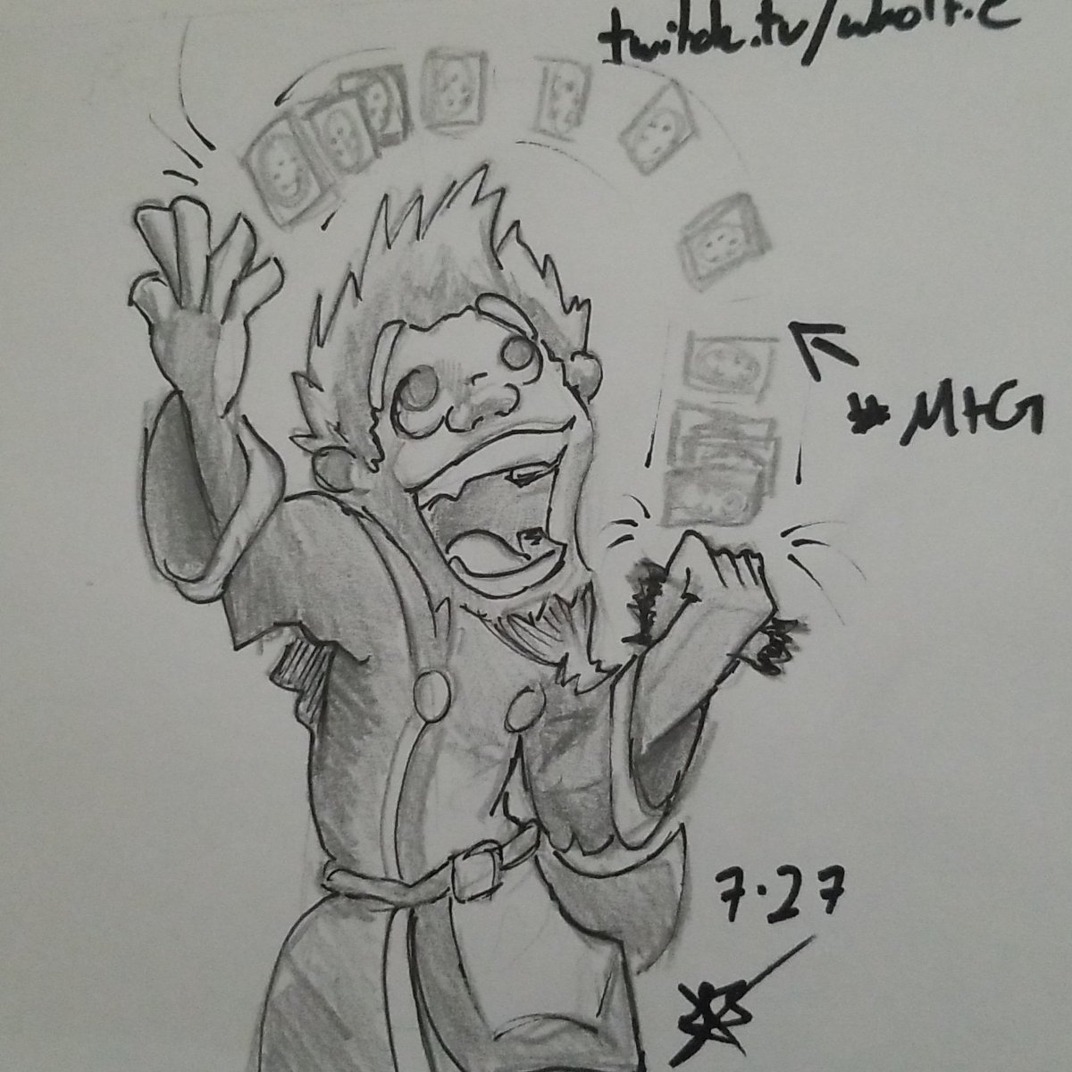 1200x1200 Luis Becerra On Twitter Even Hearthstone Minions Like Playing - Hearthstone Sketch