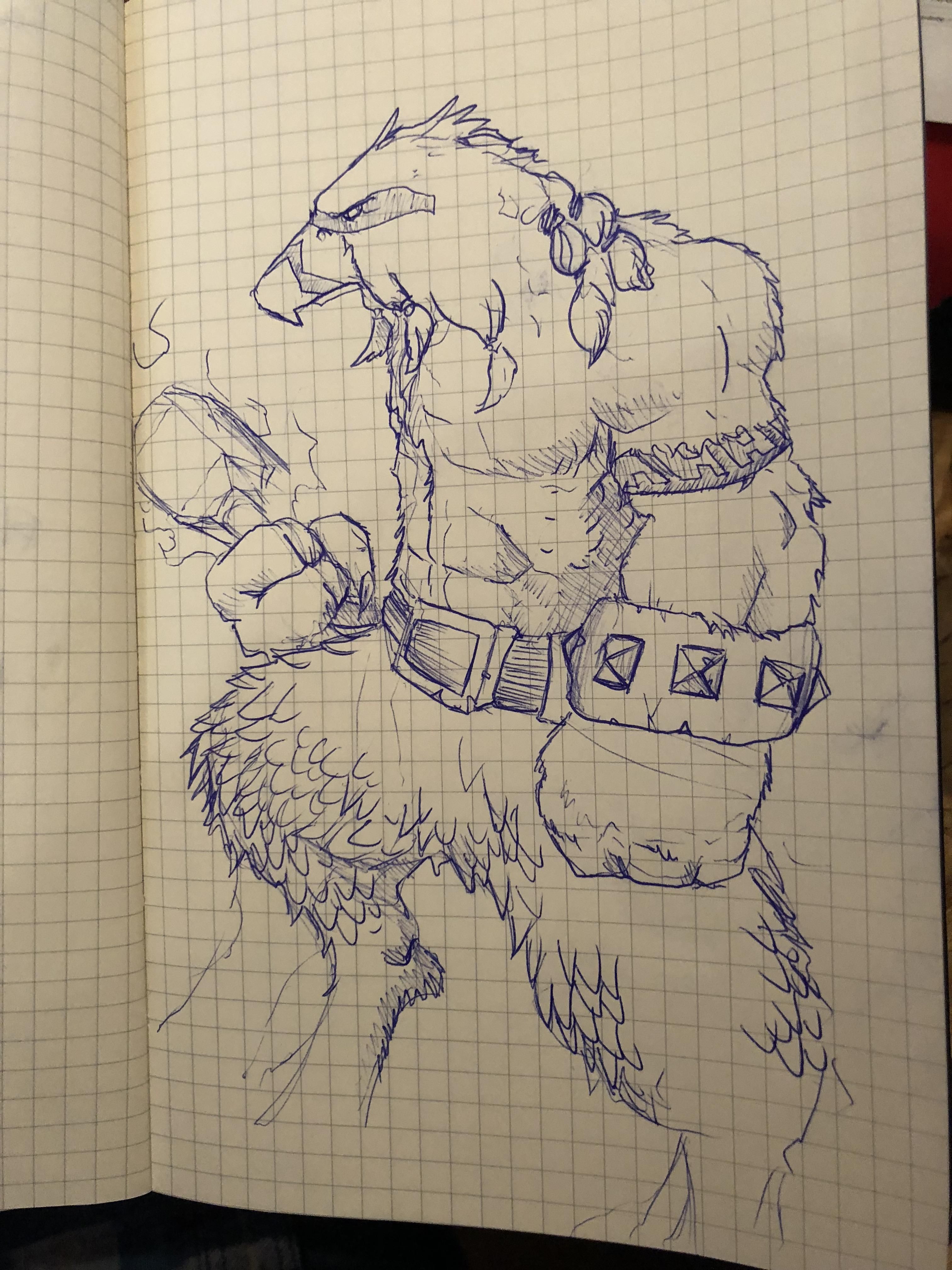 3024x4032 My Wild Hammer Moonkin Concept Sketch - Hearthstone Sketch