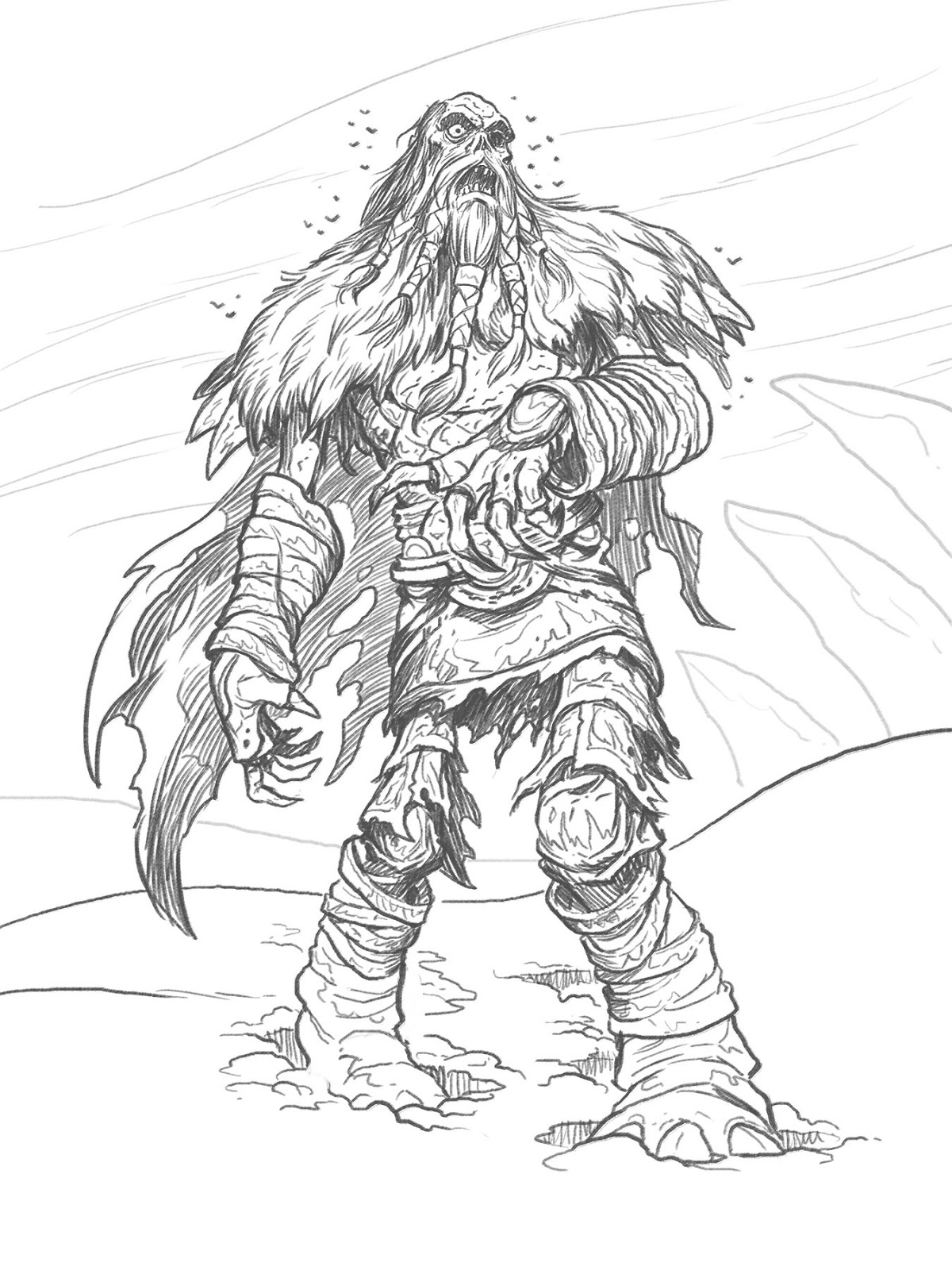 1200x1600 The Art Of Jim Nelson 2017 - Hearthstone Sketch