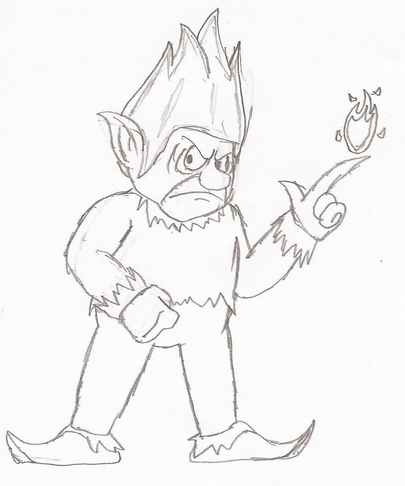 816x979 Heat Miser Sketch. By Blockwave - Heat Sketch