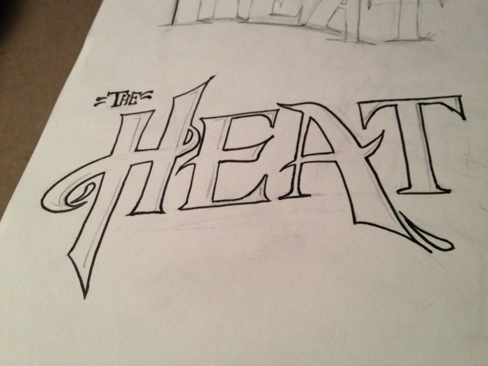 700x525 The Heat Logo Sketches Mr. Ezra - Heat Sketch
