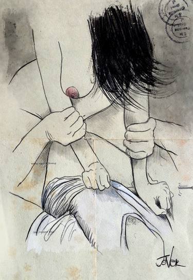 375x544 Heat Drawing By Loui Jover Saatchi Art - Heat Sketch