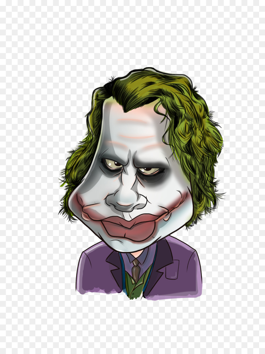 900x1200 Joker Heath Ledger Caricature Cartoon - Heath Ledger Joker Sketch