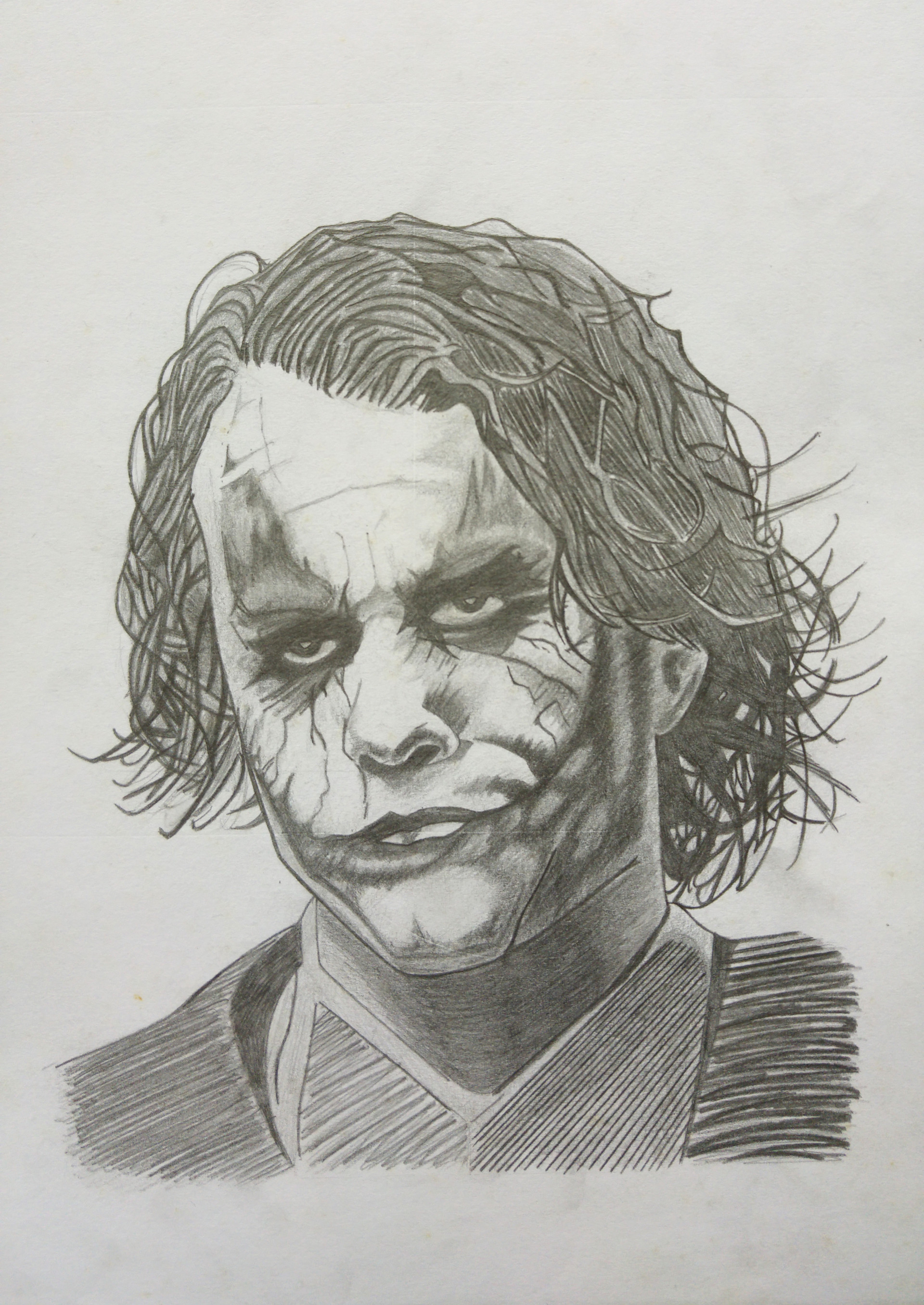 1920x2712 Artstation - Heath Ledger Joker Sketch