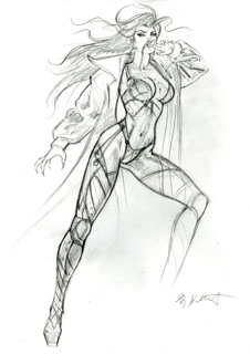 226x320 Heavy Metal Cover Sketch Comic Art Spiderwebart Gallery - Heavy Metal Sketch