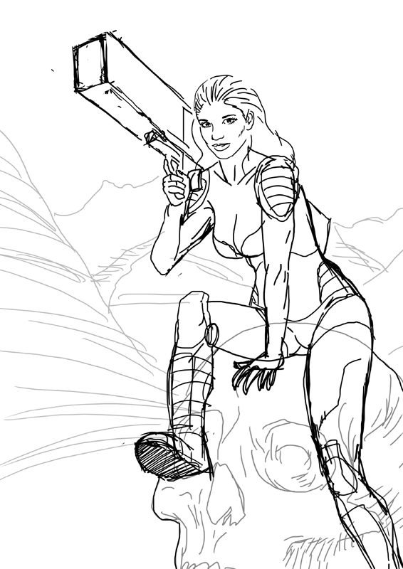 566x800 Martin Plsko Art Blog Heavy Metal Sketch 6 By Burningflag - Heavy Metal Sketch