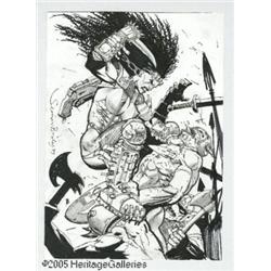 250x250 Simon Bisley - Heavy Metal Sketch