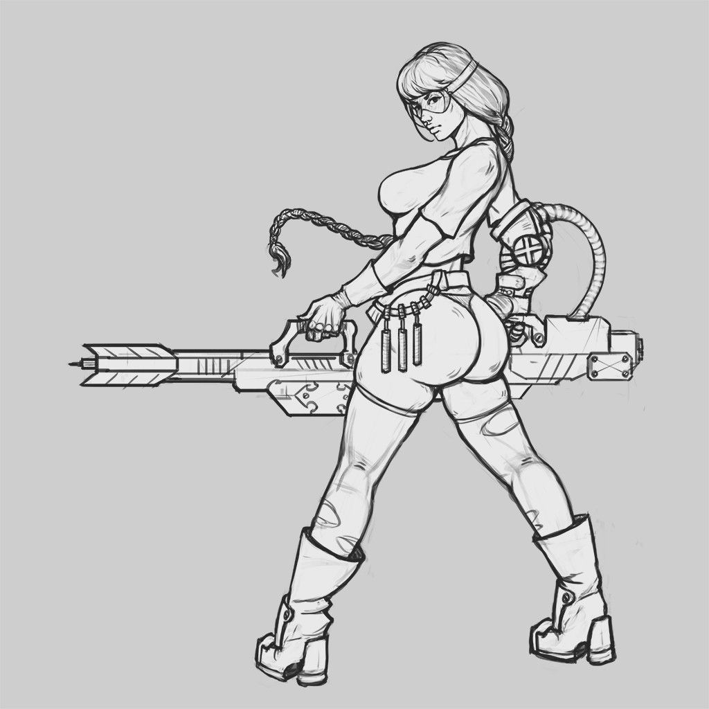 1024x1024 Artstation - Heavy Metal Sketch