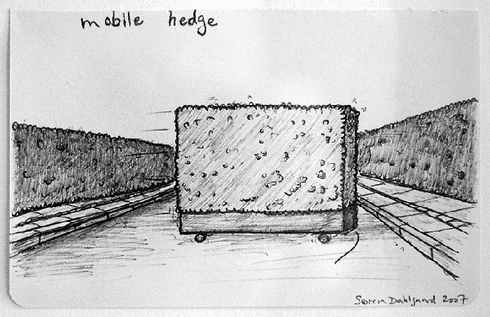 700x453 Drawings Dahlgaard - Hedge Sketch