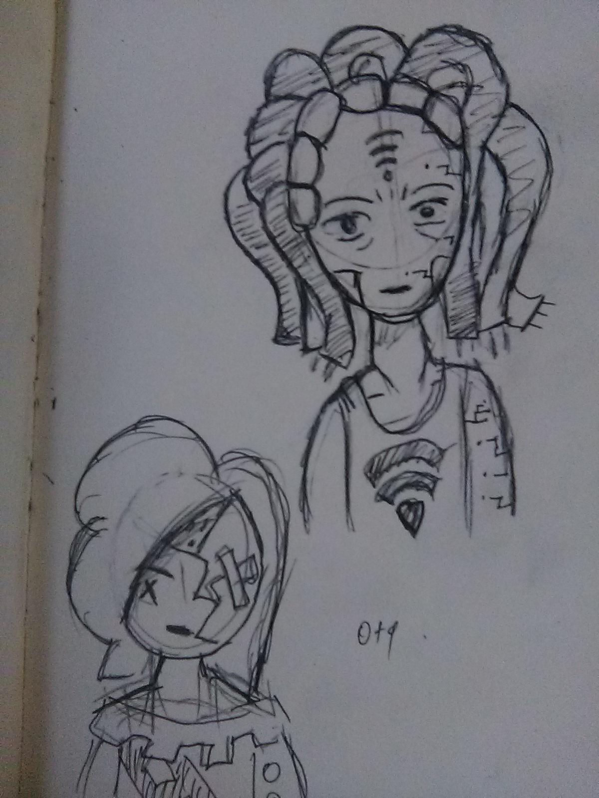 1200x1600 Maxwellism Hedwig Headcanon Sketch Scp - Hedwig Sketch