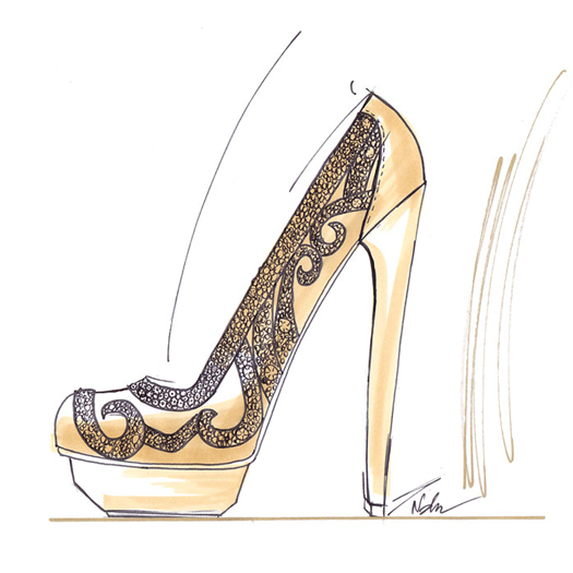 525x525 Nalini Arora Blog Archive High Heel Sketch - Heels Sketch