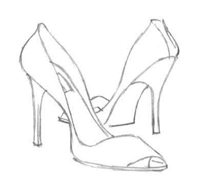 400x362 Sketch Of High Heels Wiki Fashion Design Amino - Heels Sketch