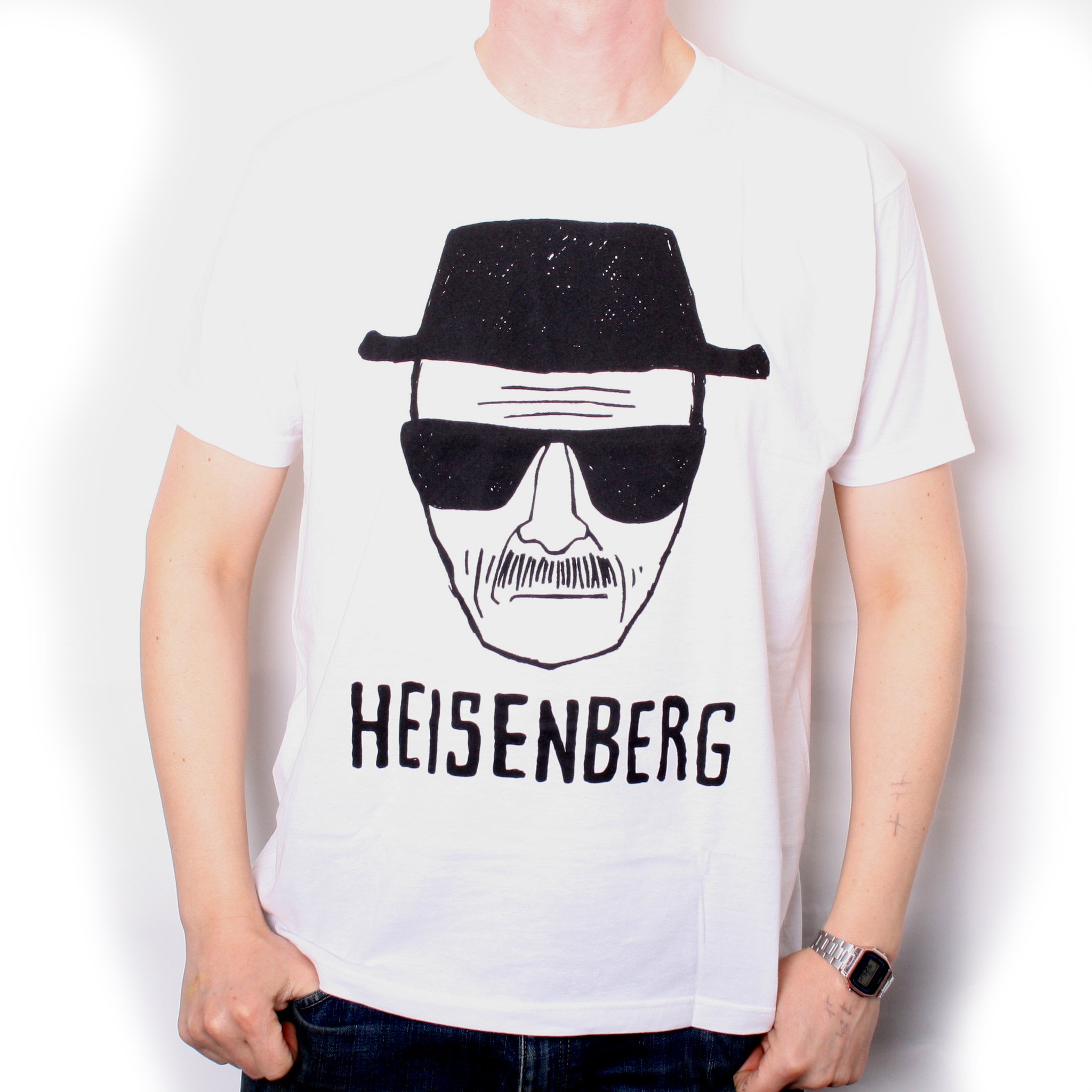 2048x2048 Breaking Bad T Shirt - Heisenberg Sketch