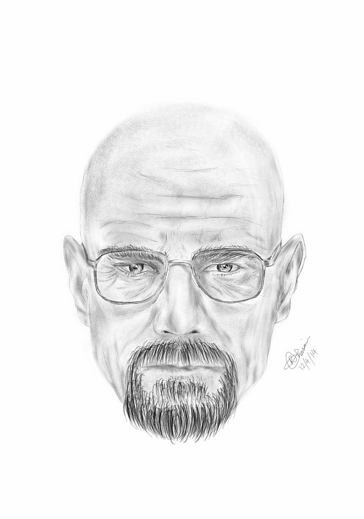 Heisenberg Sketch at PaintingValley.com | Explore collection of ...