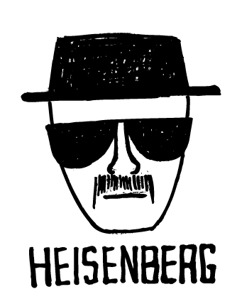334x421 Heisenberg Drawing Jonas Claesson - Heisenberg Sketch