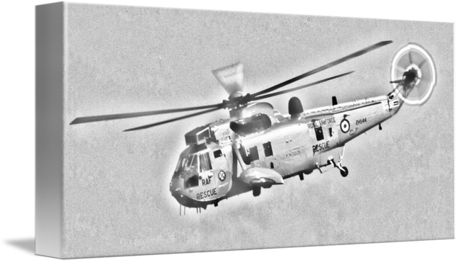 650x370 Raf Sea King Helicopter Sketch By Steve Purnell - Helicopter Sketch Images