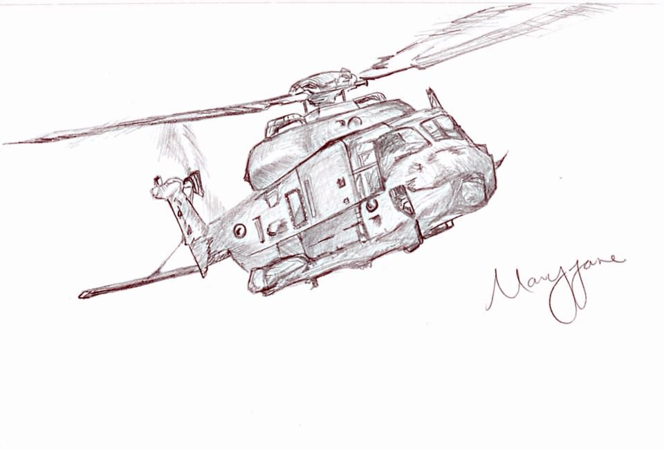 960x650 Helicopter Sketch. Inspirations For Drawings - Helicopter Sketch Images
