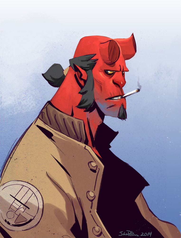 Hellboy Sketch