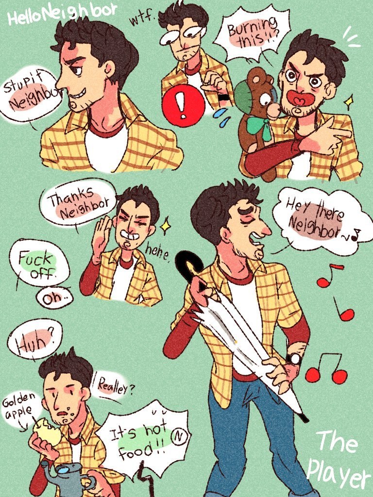 768x1024 Hello Neighbor...s - Hello Neighbor Sketch